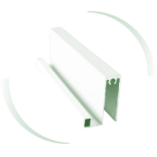 Sliding door system BAVARIA Gloss White DC ProfiLine