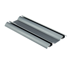 Bavaria/Modena reinforced down rail L-5,5м Matt Graphite DC ProfiLine