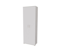 Hinged-door wardrobe NIKA Monolyth/White Alba Nymphea