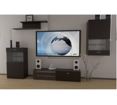 Wall unit LINA Wenge Magic