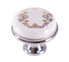 Furniture handle DC DG 193 G2 chrome/WHT4 silver ornament (OL)