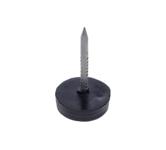 Cabinet leg with one nail Black, 500 pcs