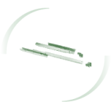 Full extension concealed slides Push to open (Clip-on) DC PremiumLine 16 mm