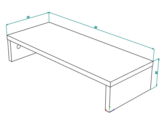 Monitor stand, assorted