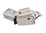 Mechanical leather recliner chair Beige