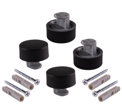 Glass holder set ANYNASETI Black