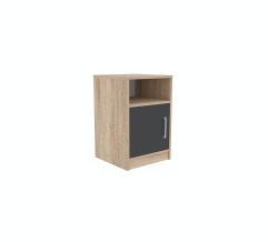 Office cabinet RITA Sonoma Oak/Grafit