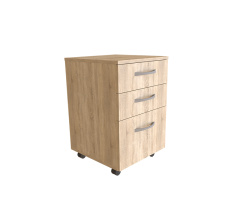 Office cabinet KIRA with casters Sonoma Oak