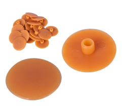 Minifix cam cap Alder, 50pcs