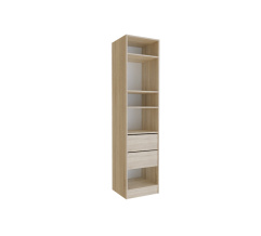 Cabinet without doors for Hinged-door wardrobe BIG 450*450 (shelves/drawers) Sonoma Oak