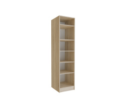 Cabinet without doors for Hinged-door wardrobe BIG 450*550 (shelves) Sonoma Oak