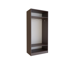 Cabinet without doors for Hinged-door wardrobe BIG 900*550 (hanging rail) Wenge Magic
