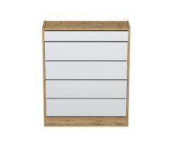 Shoe cabinet SOFI-1 Taho Oak/White Alba Nymphea