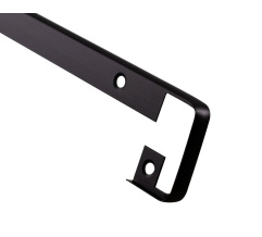 Docking strip straight R3 for table-top 38 mm Black DC