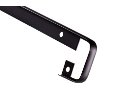 Docking strip straight  U-type for table top 38mm Black DC